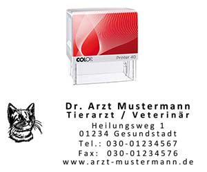 Tierarzt Stempel