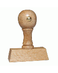 Augenarzt Stempel aus Holz