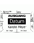 Ausgangsstempel Rechtsanwalt