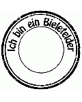Stempel Ich bin ein Bielefelder