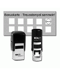 Bonuskarten Stempel individuell rund