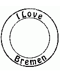 I Love Bremen Holzstempel