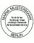 Dolmetscherinstempel Ukrainisch Berlin