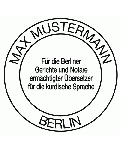 Dolmetscherstempel Kurdisch in Berlin