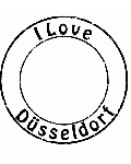 I Love Düsseldorf Stempel