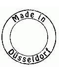 Made in Düsseldorf Holzstempel