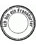 Ich bin ein Frankfurter Stempel