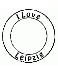 I love Leipzig Stempel
