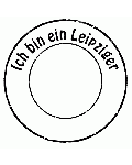 Stempel Ich bin ein Leipziger