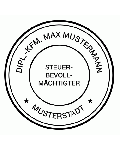 Steuerbevollmächtigter Stempel