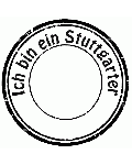 Ich bin ein Stuttgarter Stempel