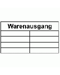 Individueller Warenausgangsstempel 4 Zeilen