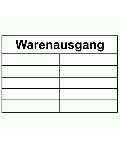Individueller Warenausgangsstempel 5 Zeilen