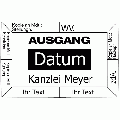 Ausgangsstempel Rechtsanwalt