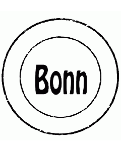 Rundstempel Bonn