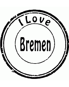 I Love Bremen Stempel
