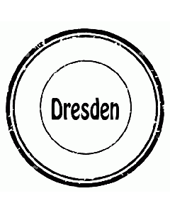 Dresden Retro Stempel