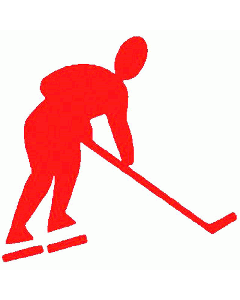 Eishockeyspieler Stempel