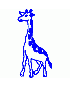 Motivstempel Giraffe