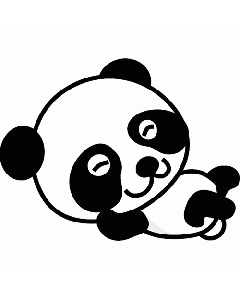 Motivstempel Pandabärchen