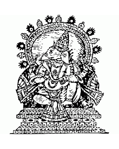 Motiv Stempel Ganesha 