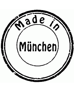 Made in München Stempel