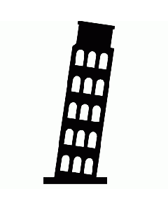 Schiefe Turm von Pisa Motivstempel