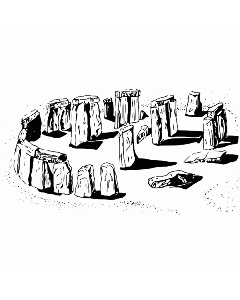 Stonehenge Motivstempel