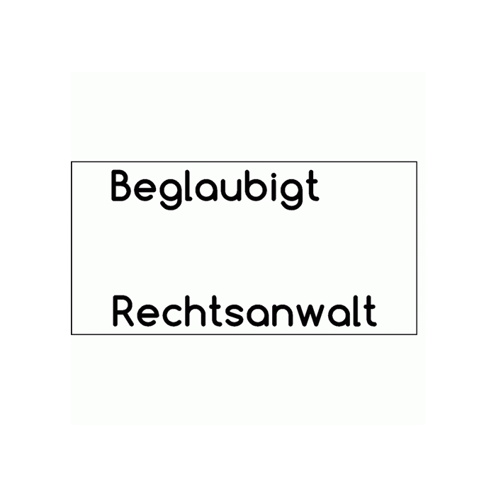 Rechtsanwaltsstempel Beglaubigt Stempel für Anwalt kaufen!