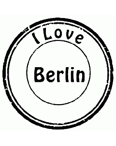 I love Berlin Holzstempel