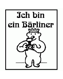 Ich bin ein Bärliner mit Bär