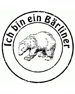Ich bin ein Berliner Stempel