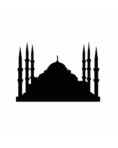 Blaue Moschee Motivstempel