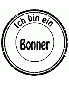 Ich bin ein Bonner Stempel