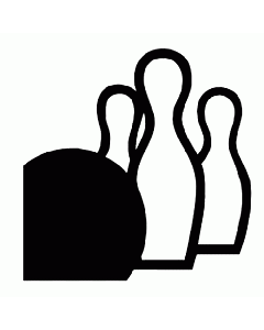 Bonuskartenstempel Bowling rund