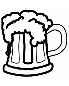 Bonuskarten-Stempel Bier rund