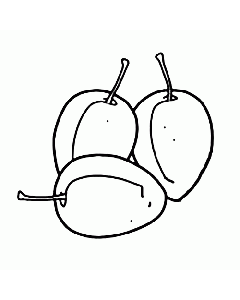 Bonuskartenstempel Pflaumen