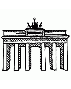 Brandenburger Tor Motivstempel