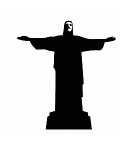 Christusstatue Motivstempel