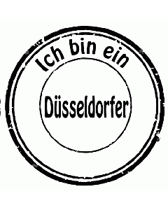 Stempel Ich bin ein Düsseldorfer