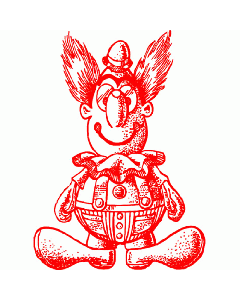 Clown Motivstempel