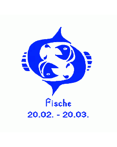 Fische Stempel eckig