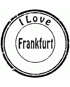 Stempel I Love Frankfurt