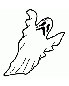 Gruseliger Geist Stempel