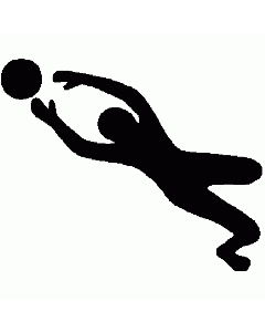 Ballspieler Motivstempel