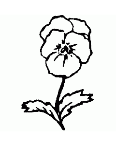 Blume Motivstempel