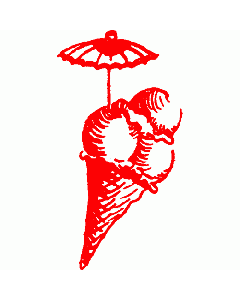 Eistüte Motivstempel