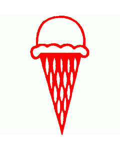 Eiswaffel Motivstempel