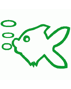 Motivstempel kleiner Fisch