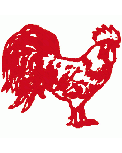 Motivstempel Hahn